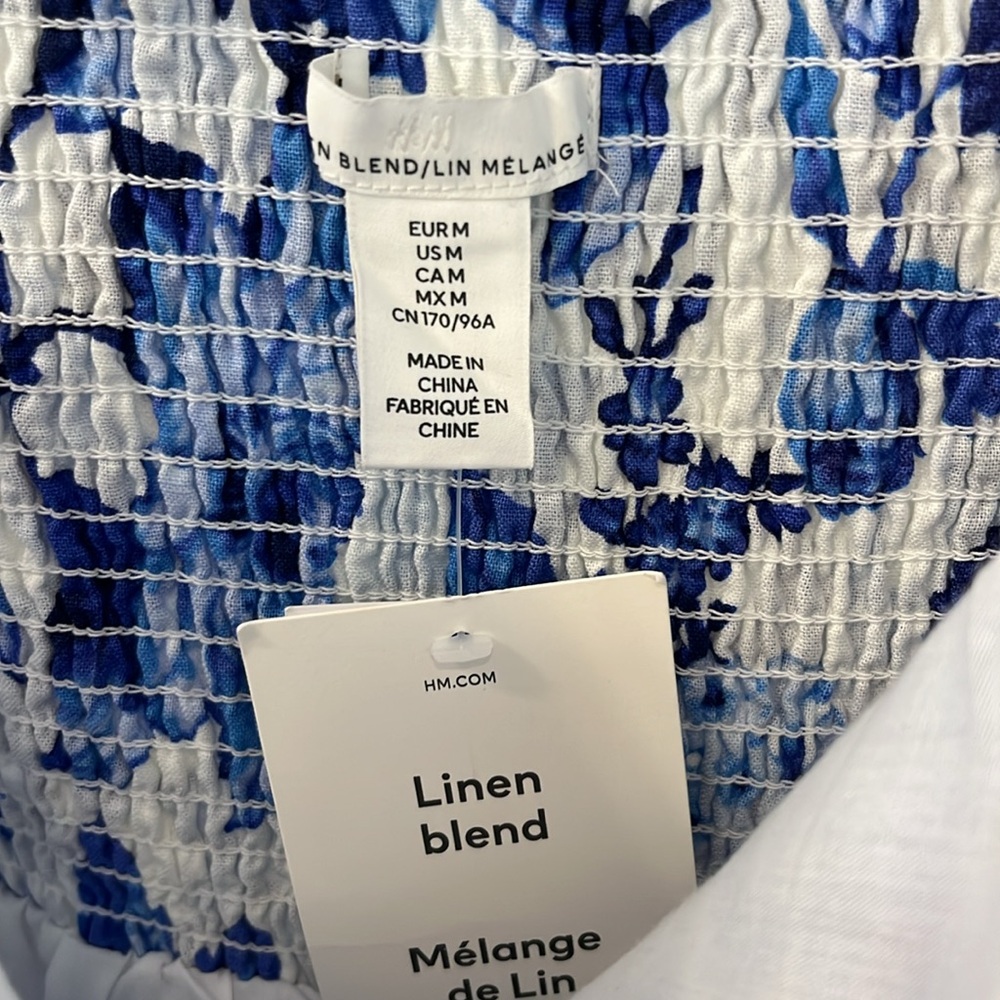 H&M Blue Floral Midi Sundress - Picture 3 of 9